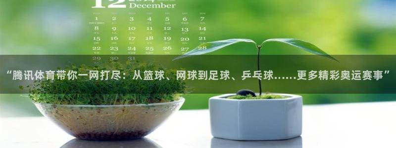 “腾讯体育带你一网打尽：从篮球、网球到足球、乒乓球……更多精彩奥运赛事”