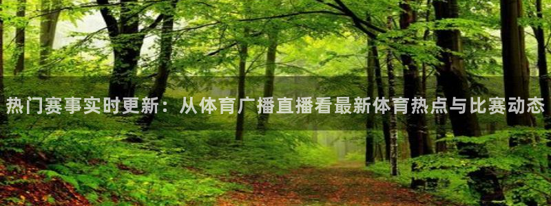 热门赛事实时更新：从体育广播直播看最新体育热点与比赛动态