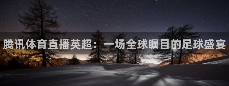 腾讯体育直播英超：一场全球瞩目的足球盛宴